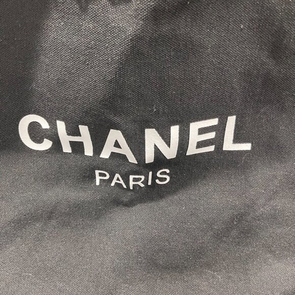 Unbranded Canvas Tote Chanel Inspired Black/White (JB1348) - Picture 4 of 5